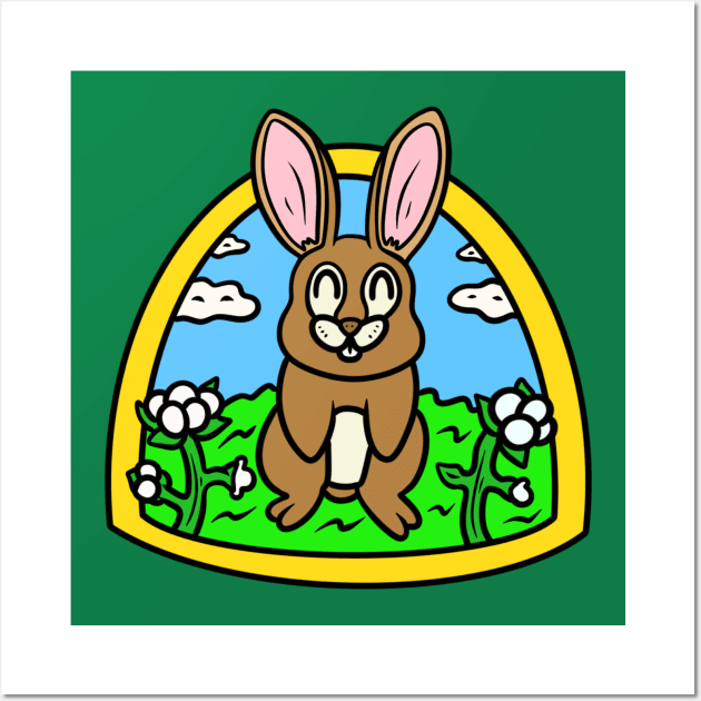 Desert cottontail Wall Art by Andrew Hau